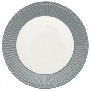 Тарелка Alice stone grey