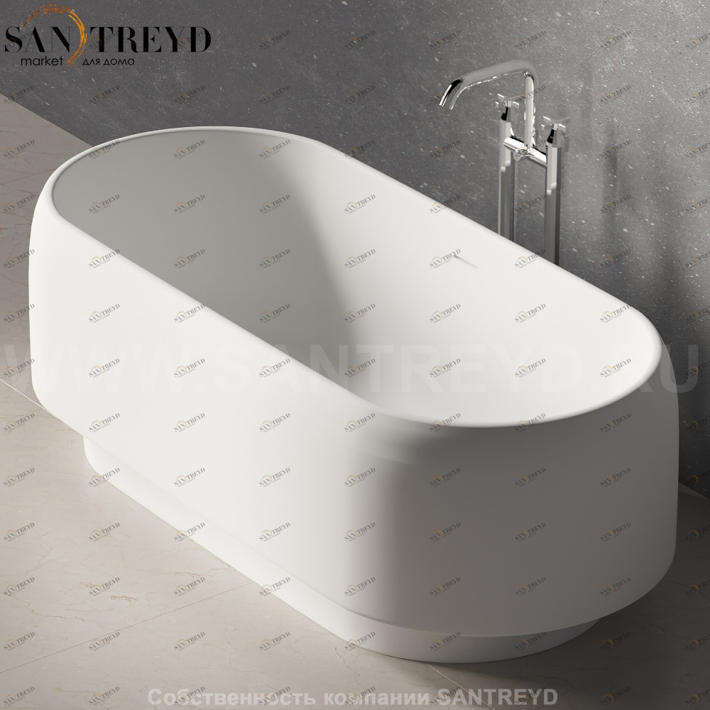 Ванна свободностоящая LARIANA белая Agape AVAS1080ZZ