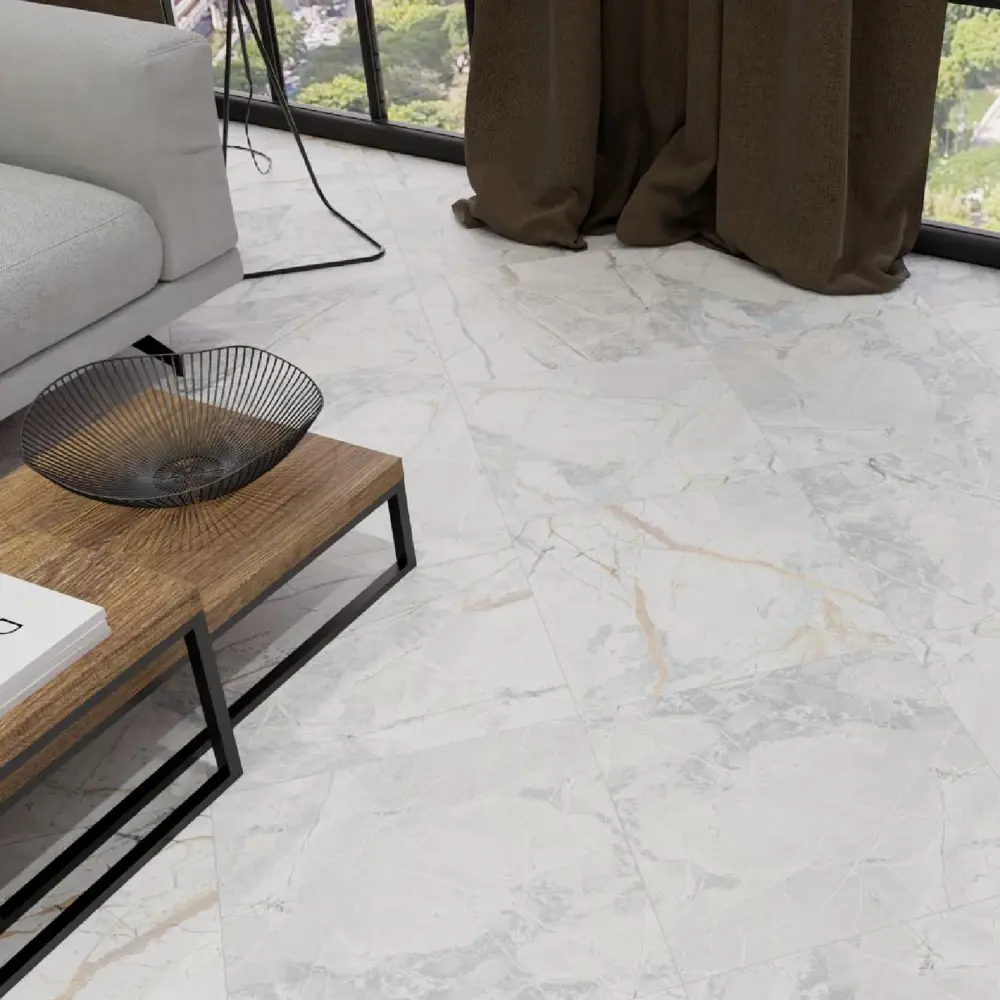 Керамогранит Beryoza Ceramika Tyndal Gp White 50x50 см 1.5 м² цвет белый/серый 84407254 STLM-2153816 BERYOZA CERAMICA