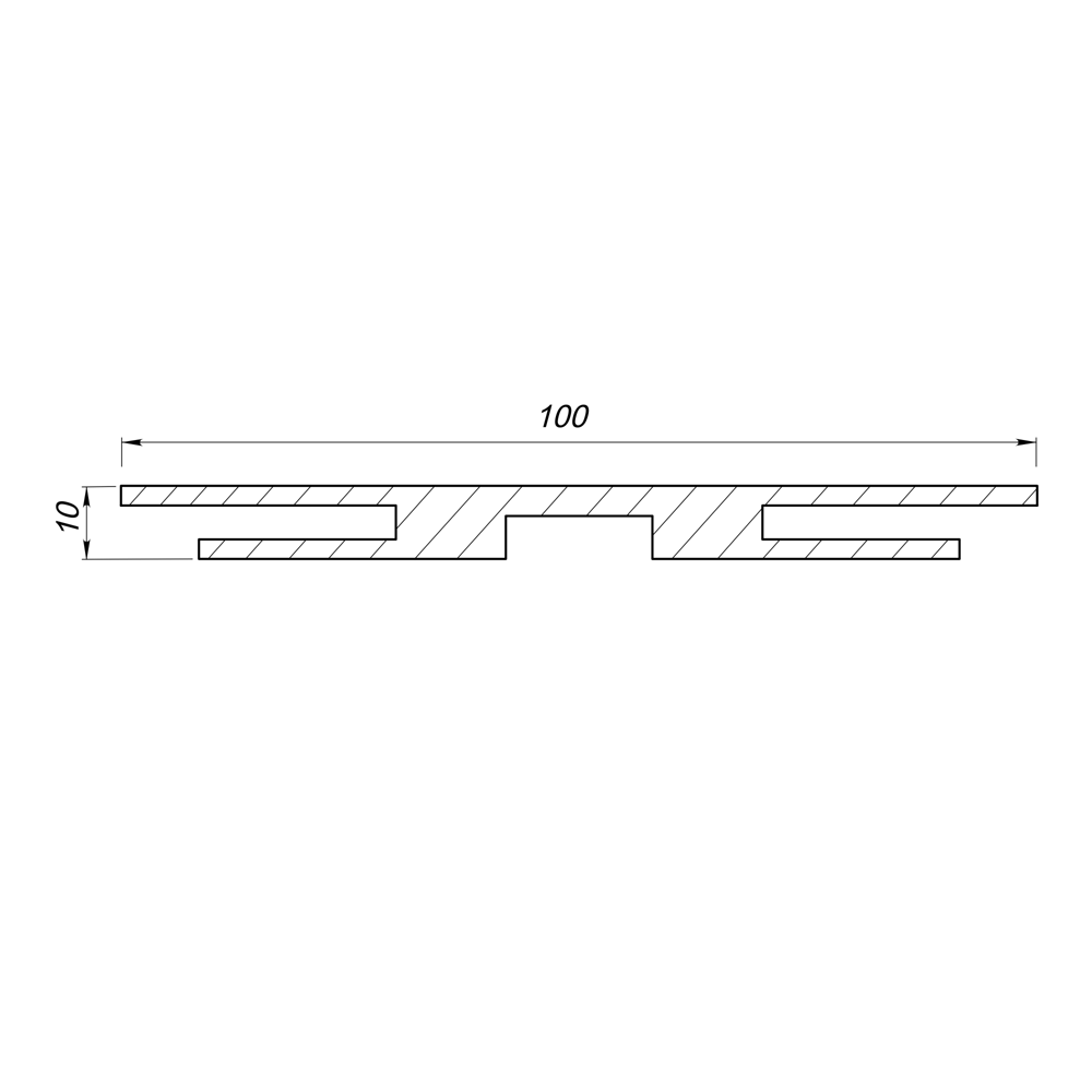 PORTIKA Добор телескопический Верано для дверных проемов 2070x100x10 мм 89369513 STLM-0894522 - Вид №2