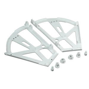 Механизм для обувниц Левша 2 секции пластик цвет белый