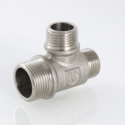 VTr.131.RN.050405 Фитинг резьбовой – тройник переходной c наружной резьбой Valtec 3/4" х 1/2" х 3/4"  - Вид №7