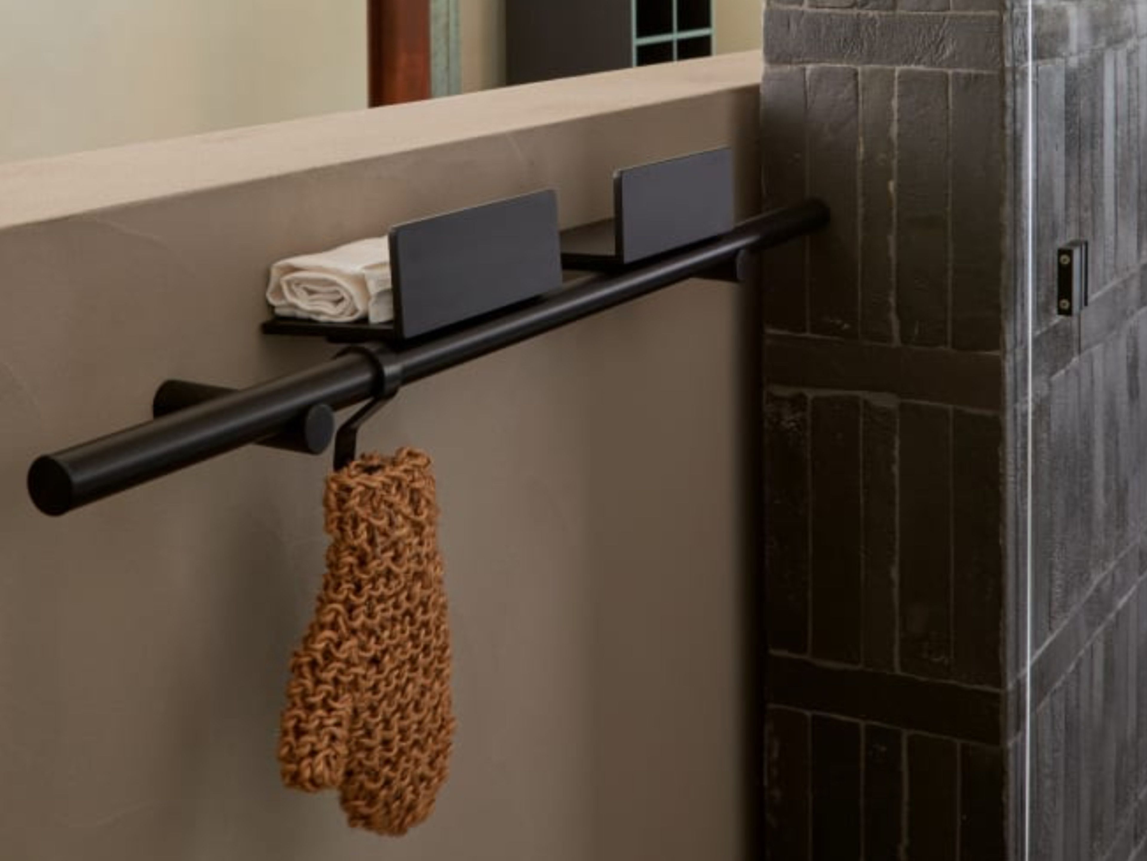 Полка для ванной комнаты с твердой поверхностью Agape Dot Line ARCH-00050561 - Вид №1