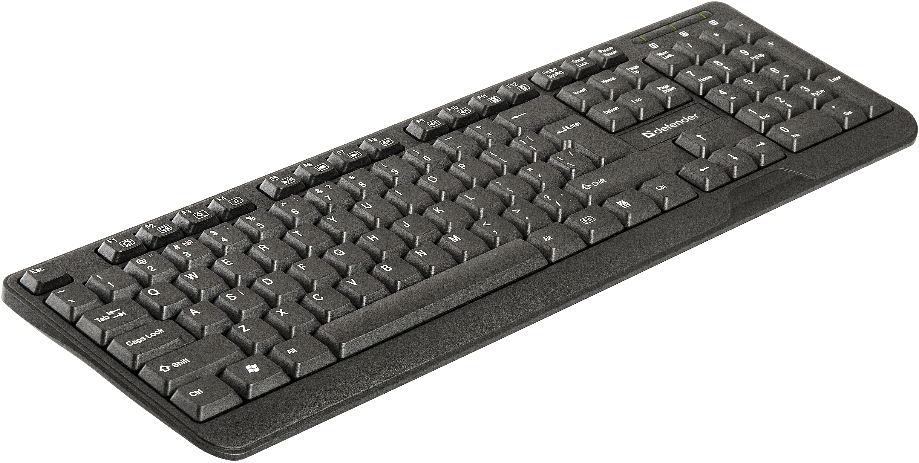 45710 проводная клавиатура officemate hm-710 ru,черный,полноразмерная usb Defender Santreyd  - Вид №1