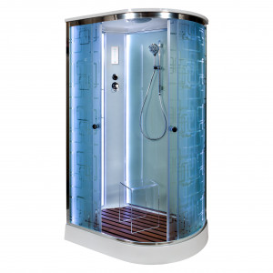 ЕМ4515 LED с гм. Душевая кабина DETO Серия EM