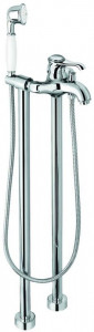600128CR Напольный смеситель Tiffany с ручным душем для ванной, цвет хром