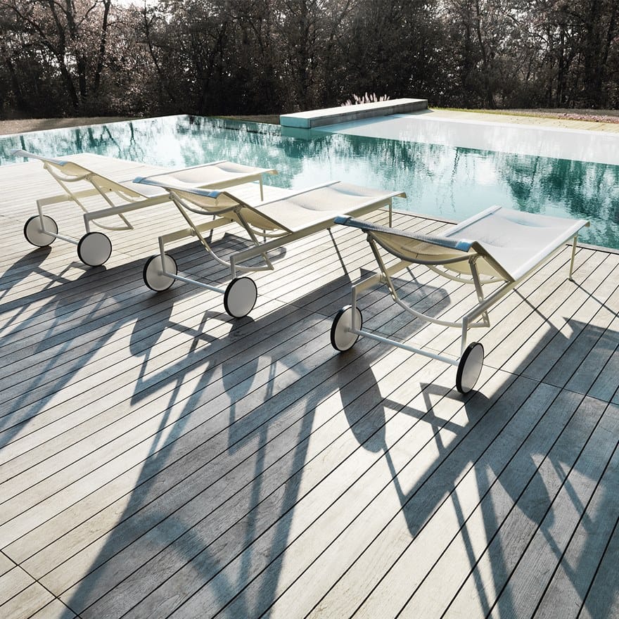 Лежак для сада с колесами Knoll 1966 ARCH-00086499 - Вид №1