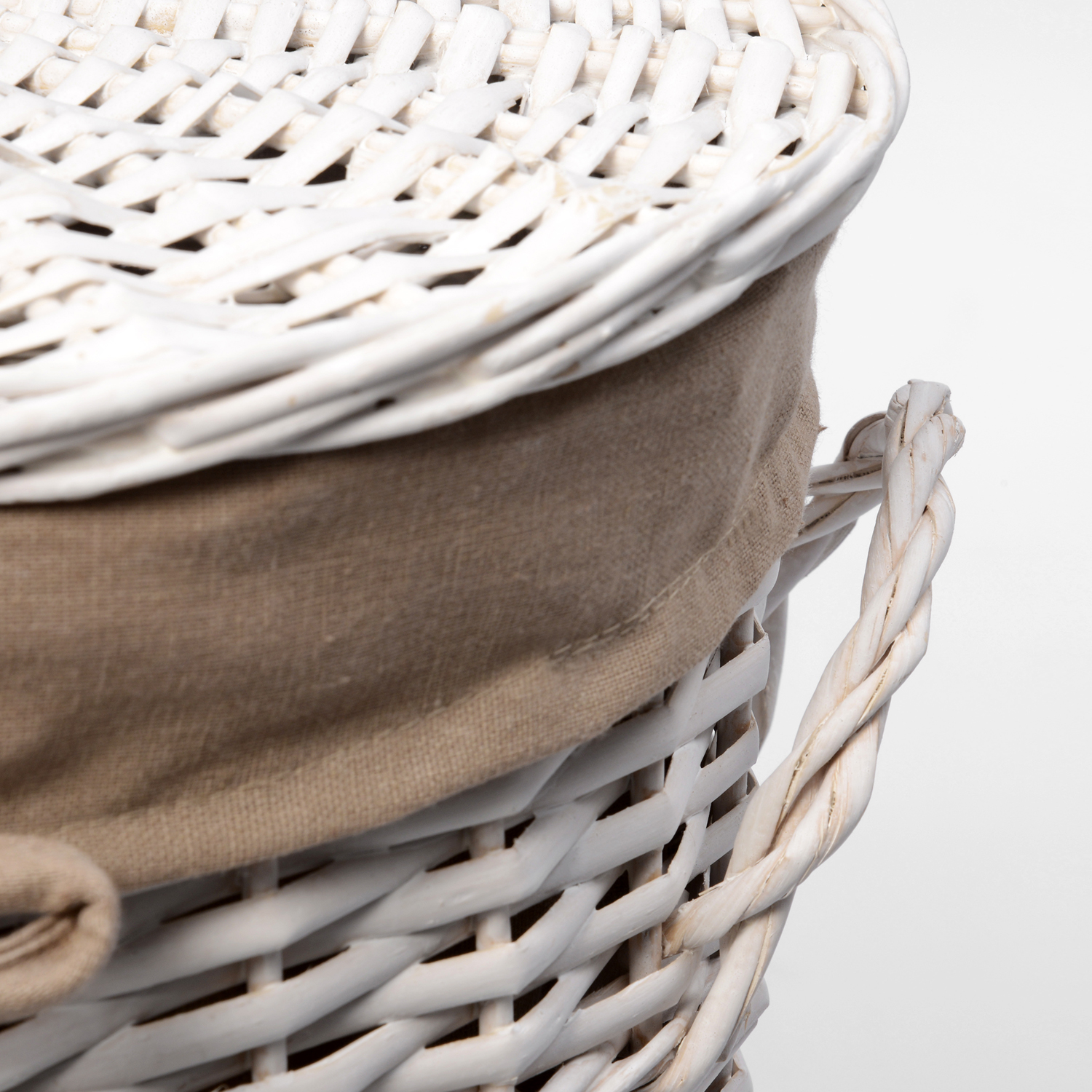 WB-106-S Aller Плетеная корзина для белья с крышкой WasserKRAFT  - Вид №2