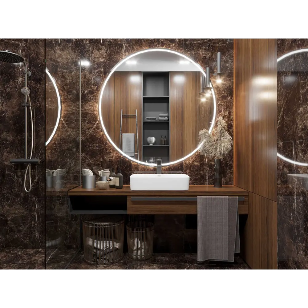 Керамогранит Onlygres Marble MOG401 60x120 см 2.16 м² полированный цвет коричнево-черный 86383168 STLM-2101378 Santreyd - Вид №4