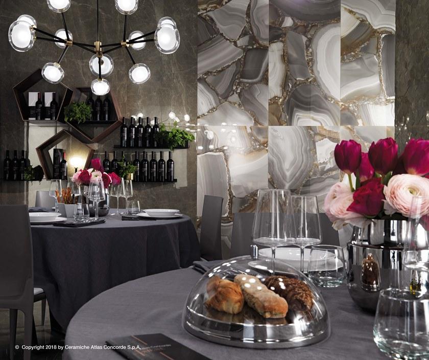 Atlas Concorde Белая плитка для стен с эффектом мрамора Marvel edge sun-id-1389286 - Вид №33