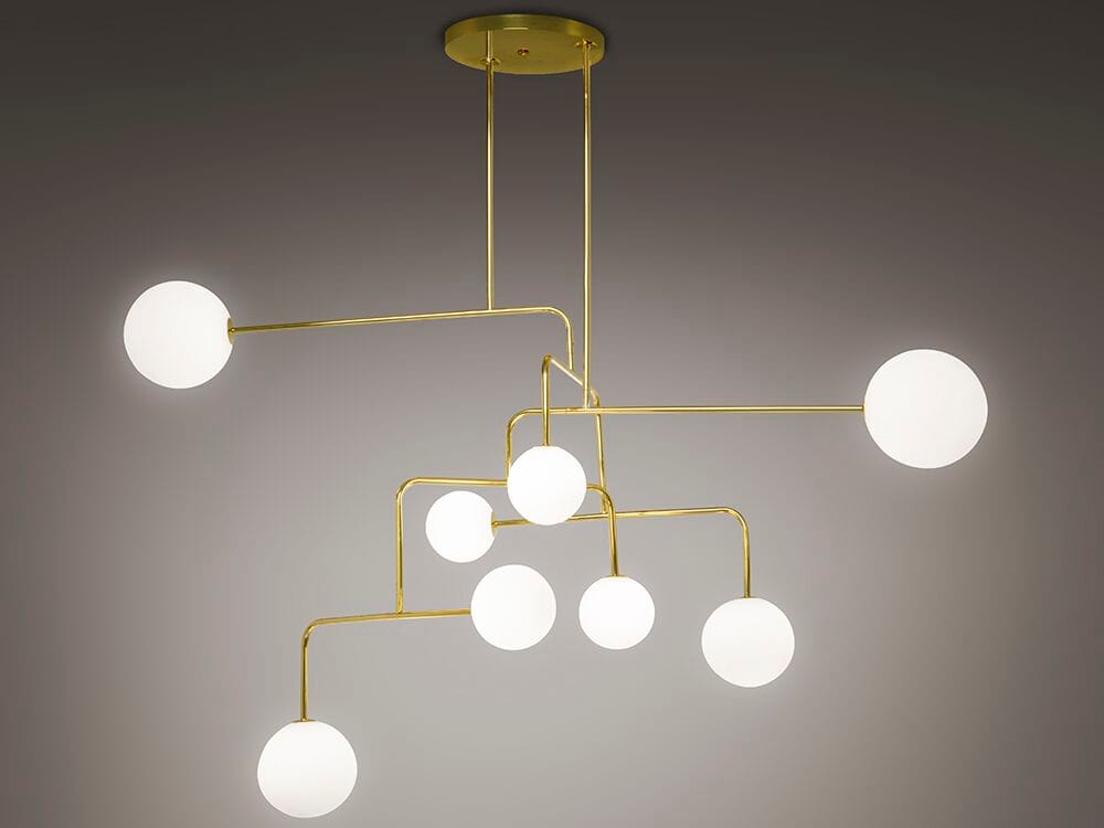 Латунный светодиодный подвесной светильник Alma light CONSTELLATION ARCH-00060731 - Вид №1