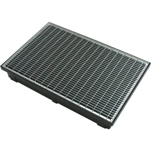 Поддон водосточный с решеткой Gidrolica 600x390x64 мм цвет черный