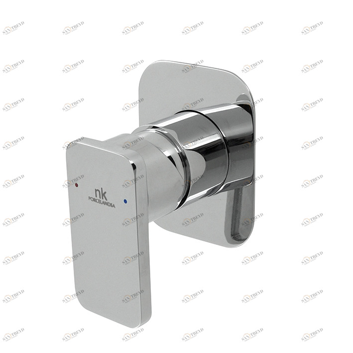 Скрытая отделка однорычажного смесителя для душа  Forma oval NOKEN 100140118  CHROME 