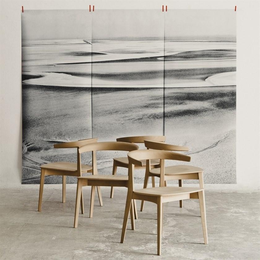 Andreu World Деревянный стул с открытой спинкой Carola Si0905 - Вид №6