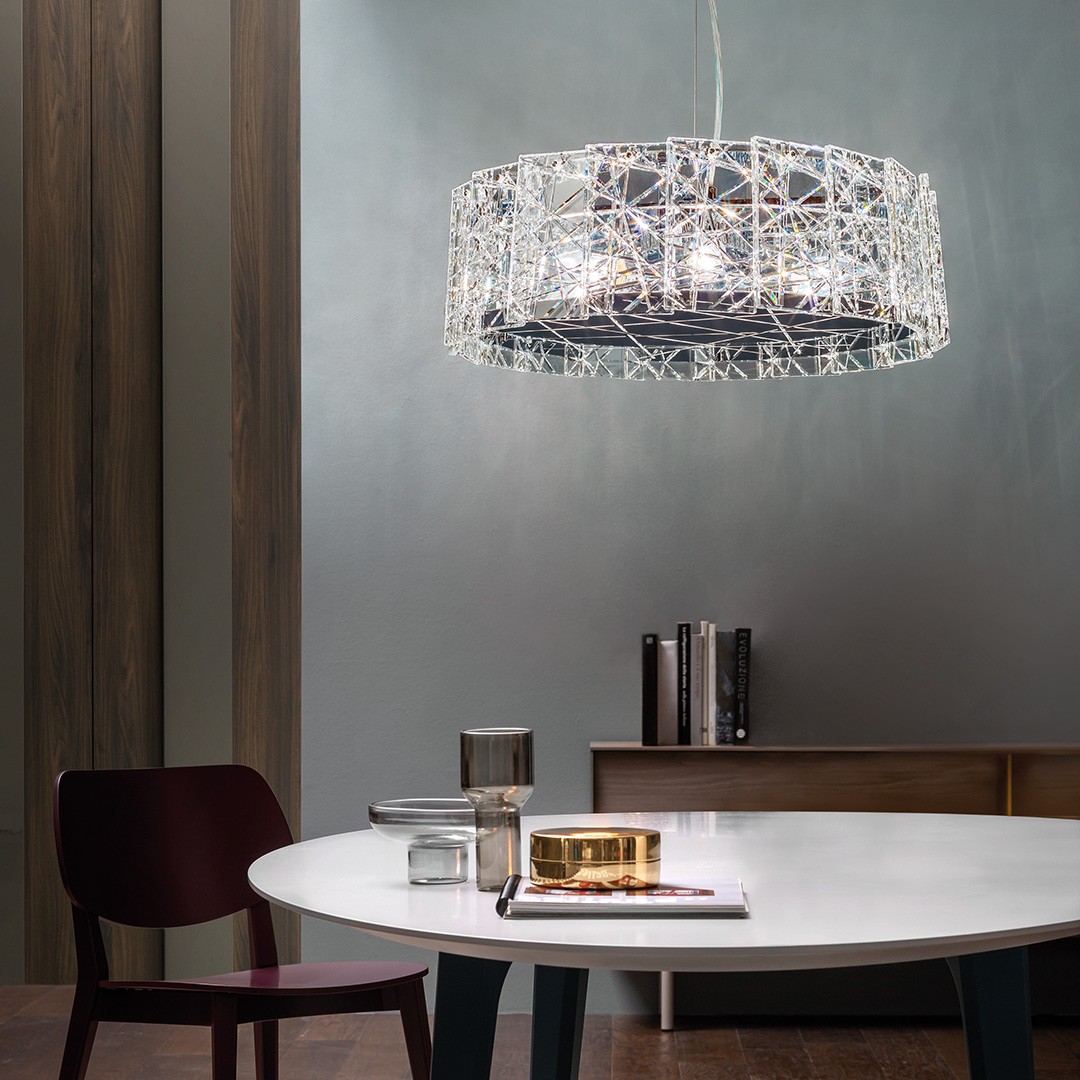 Frezia Light 1022 хром люстра подвесная 120144 - Вид №1