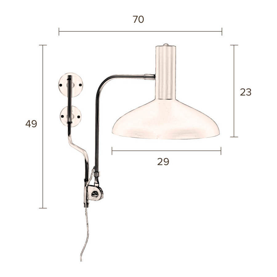 Лампа настенная Devi, зеленая Dutchbone 5400008 - Вид №9