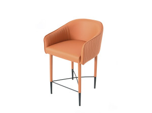 Высокий барный стул с подставкой для ног