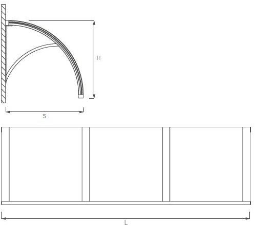 MV Living Навес из поликарбоната Tunnel pensiline sun-id-1417905 - Вид №1