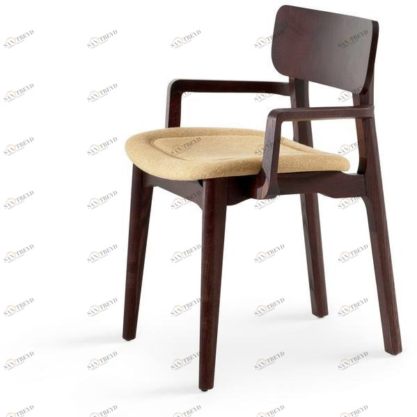 CHAIRS & MORE Мягкое кресло с подлокотниками Cacao sun-id-1367640