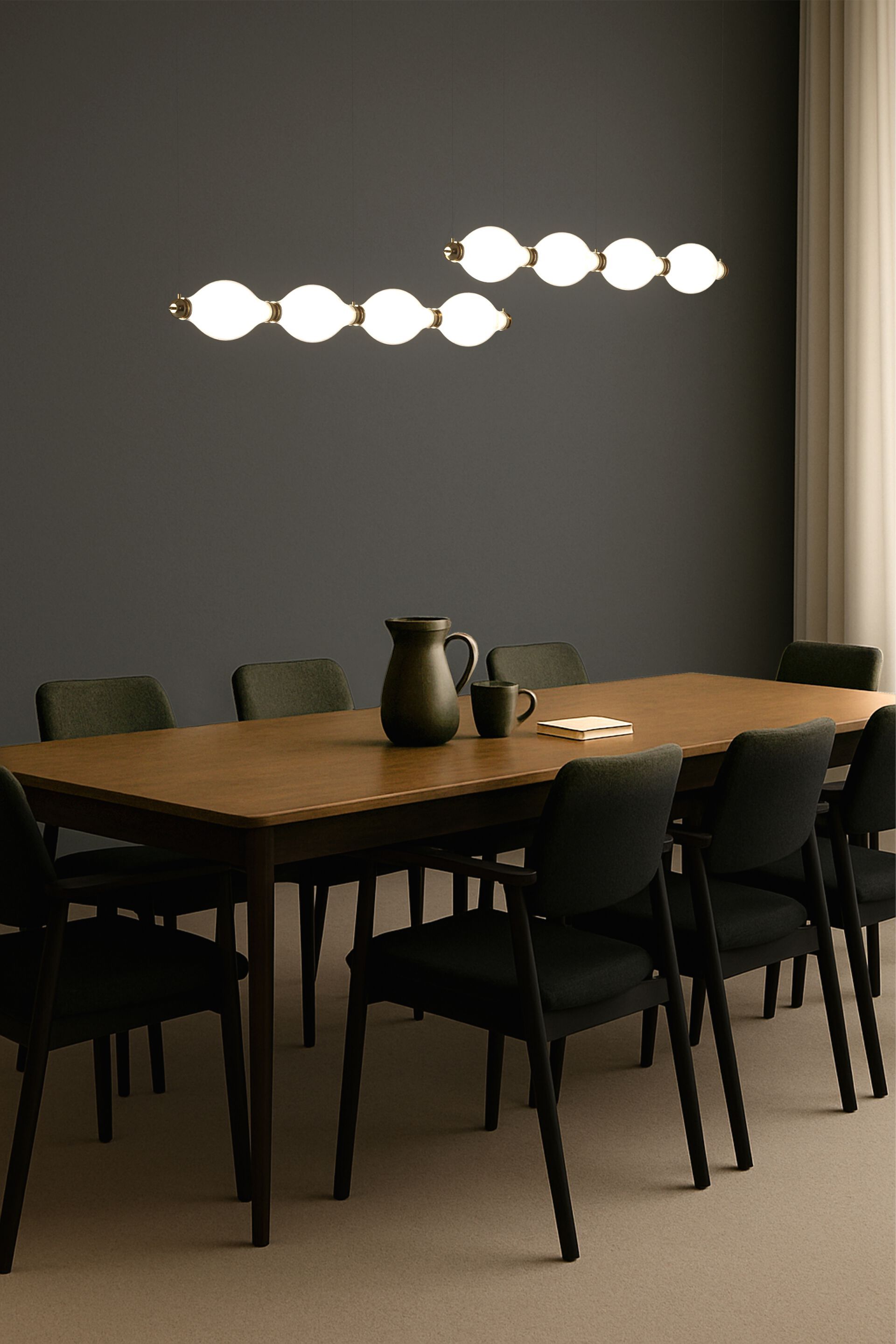 Подвесной светильник из боросиликатного стекла Euroluce Lampadari Dewy ARCH-00135699 - Вид №2