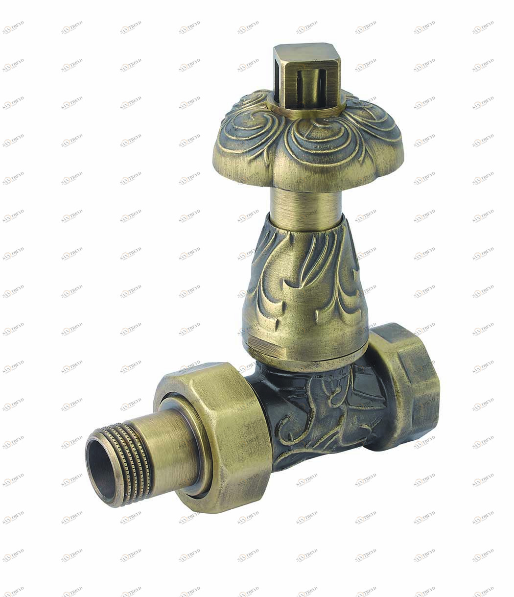 Carlo Poletti V168720EGR Клапан термостатический угловой с подключением для стальной трубы 