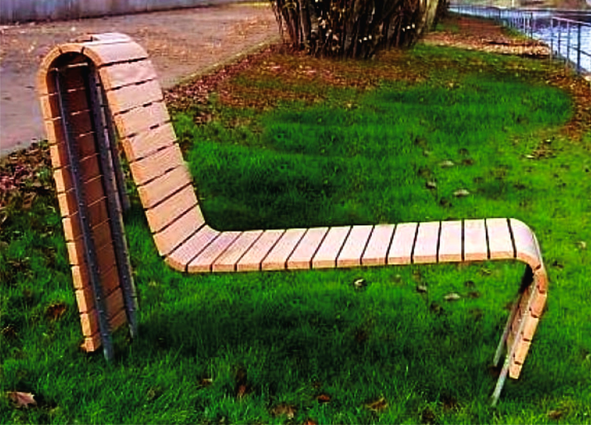 14165 БАРН Long 01, шезлонг уличный LAB.Space 