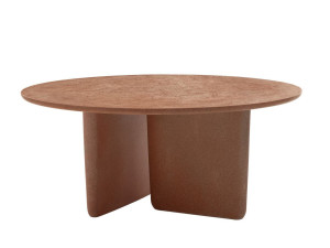 Бетонный круглый садовый стол