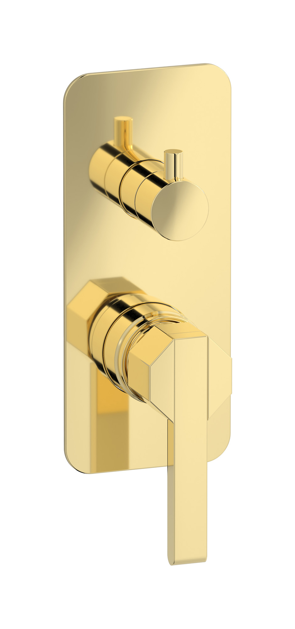 Встроенный смеситель для душа с двухходовым дивертером WE ARE IB bl310ii Pale Gold Belmondo 