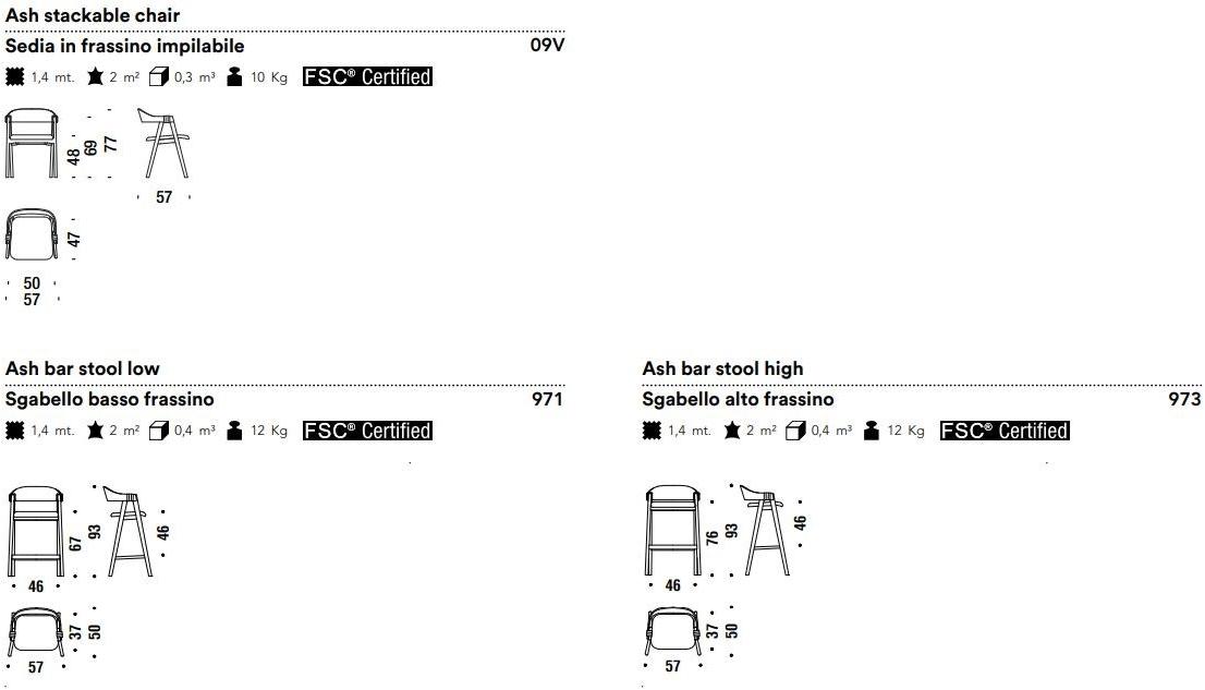 Moroso Табурет деревянный со спинкой Mathilda sun-id-1489068 - Вид №4