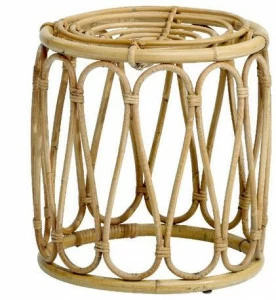 Kok Maison Табурет из ротанга / журнальный столик Vintage