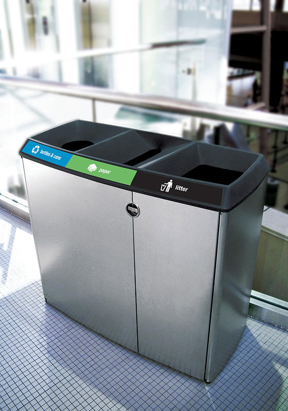 FSRT183 Транзитный мусор и контейнер для вторичной переработки  Forms-surfaces  - Вид №9