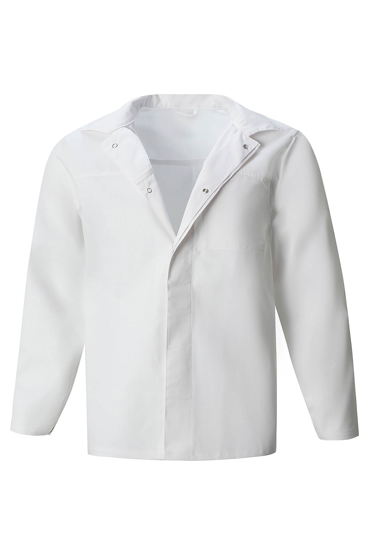 5041544 Куртка Эйч-Лайн мужская белая  Одежда для поваров  размер 60-62/170-176 Спецодежда  - Вид №2