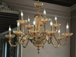 Euroluce Lampadari Люстра из латуни Aida