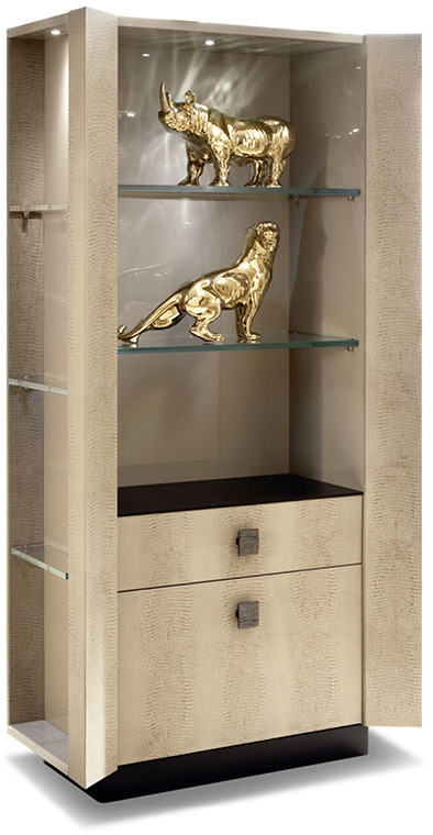 900/88 Lifetime книжный шкаф с боковыми открытыми полками - giorgio collection