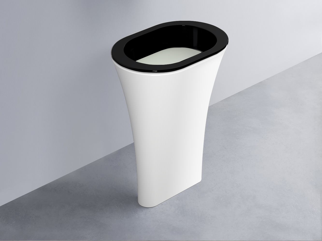 AMLA65-N+AMPILO-PM+AMCOLO-BL Раковина Amedeo Ovale отдельностоящая cielo Enjoy + Amedeo Ceramica Cielo