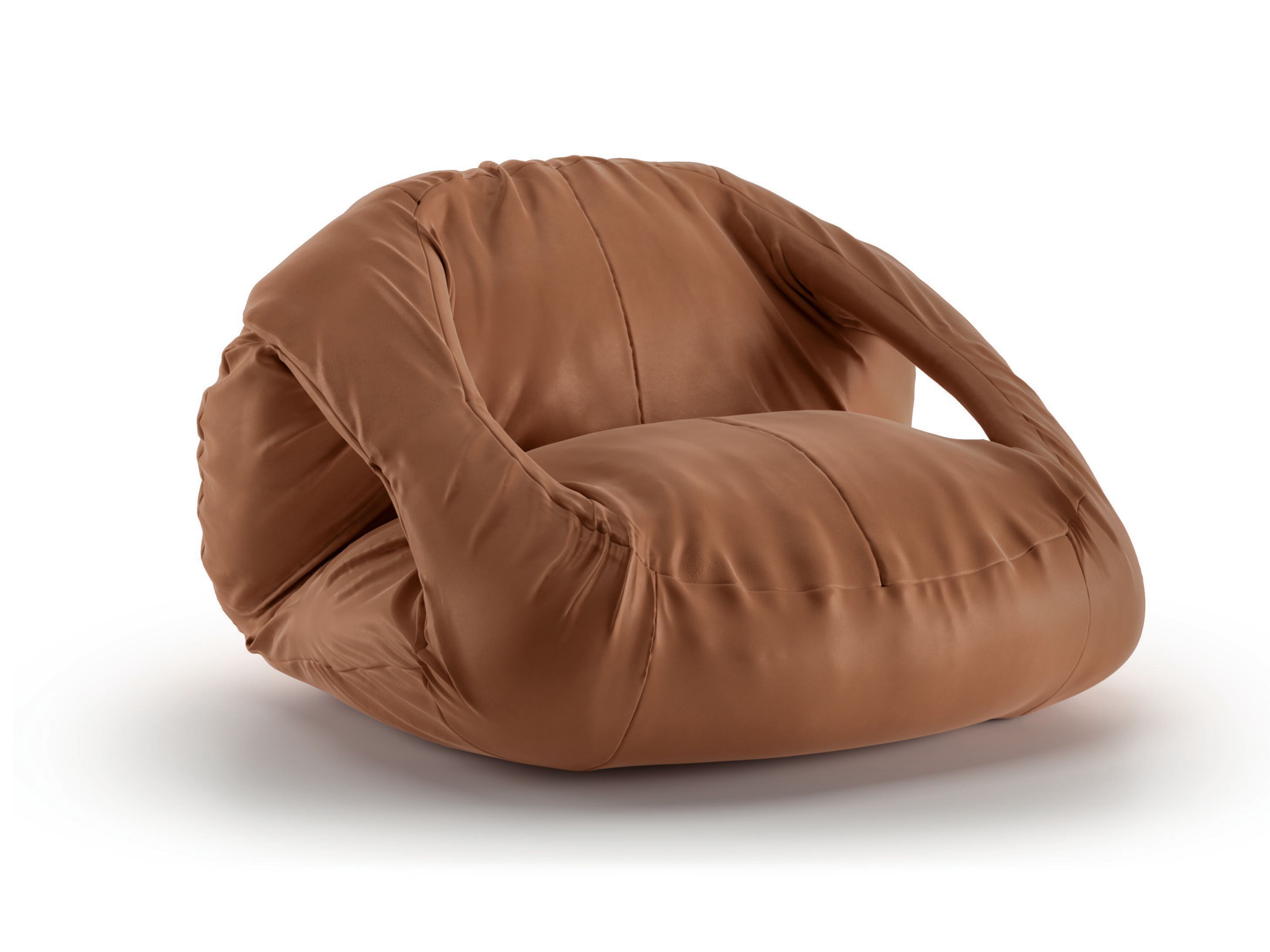 Пуф кожаный мешок Natuzzi Italia TERRA ARCH-00140475