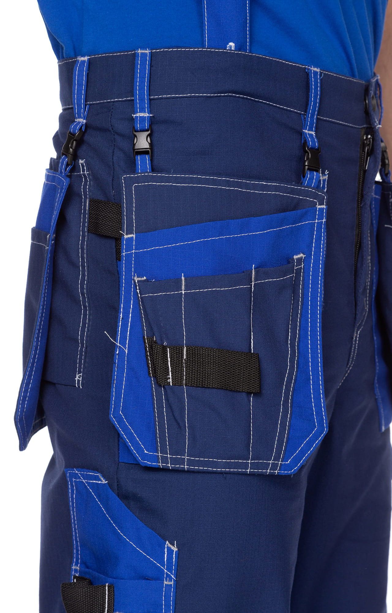 68811 Костюм "Прогресс" темно-синий с васильком  Летняя спецодежда  размер 56-58/182-188  - Вид №19