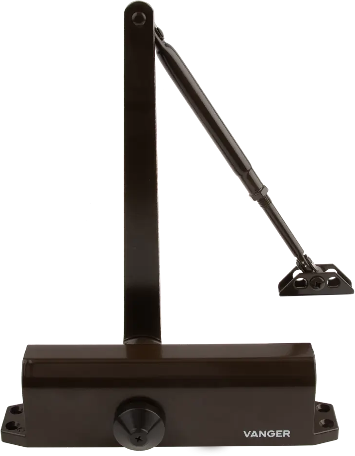 84829189 Доводчик дверной Vanger DC-180-BR, 180 кг, металл, цвет коричневый STLM-0055730