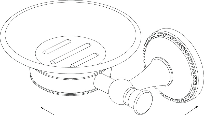 9508 Мыльница керамика GR- GRAMPUS ALFA - Вид №2