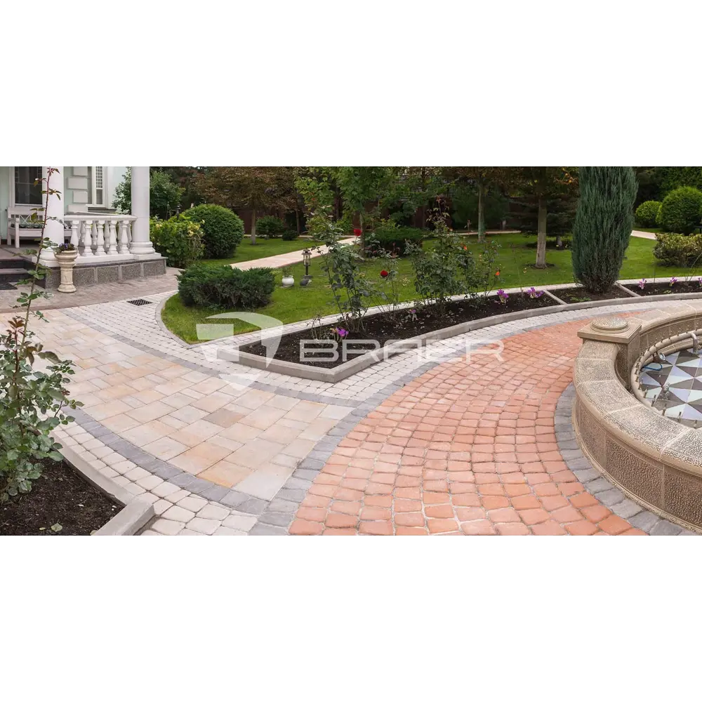 Бордюрный камень BRAER для зонирования ландшафта 1000x80x200 мм 82001779 STLM-0016938 - Вид №3