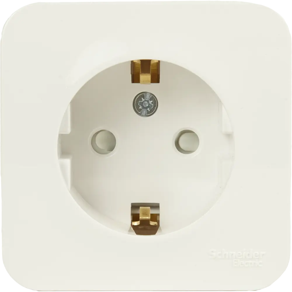 Розетка накладная Schneider Electric Blanca с заземлением со шторками цвет белый 86721645 STLM-2111228 SYSTEME ELECTRIC