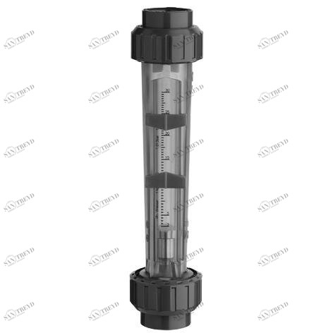 SANIT 535448001015032 Расходомер 750 FC, PVC-U, прозрачный, NaOH, 50%, из нержавеющей стали 