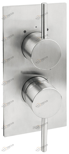 FIR Italia Наружная часть для встраиваемого настенного смесителя для душа  CLEOSTEEL 48 48.5017.8 