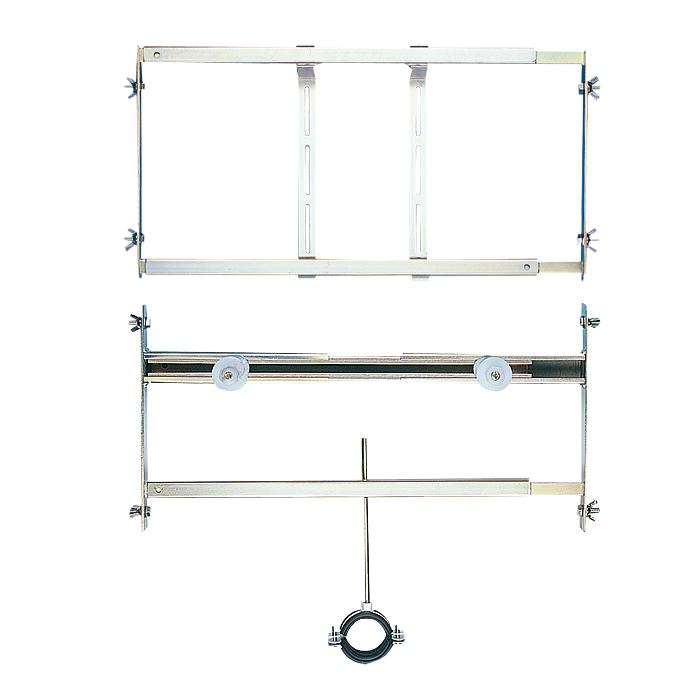 08020 Монтажная рама для писсуара с устройством смыва, которое расположено над писсуаром SANELA 