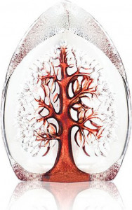 10666120 MALERAS Скульптура MALERAS "Древо жизни", 14см, хрусталь Хрусталь