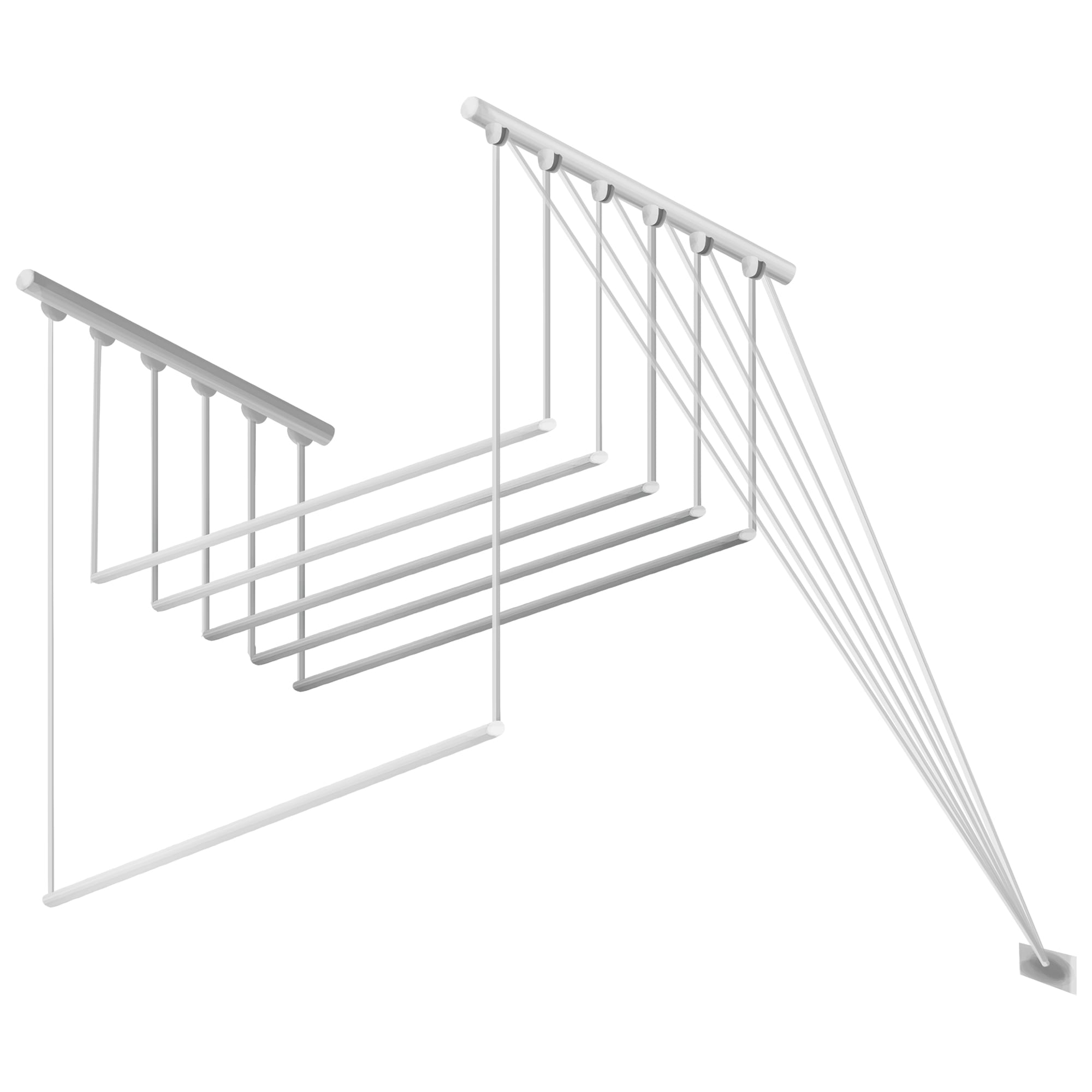 14329501 Сушилка для белья потолочная Gimi Lift 180, 1.8 м Santreyd 