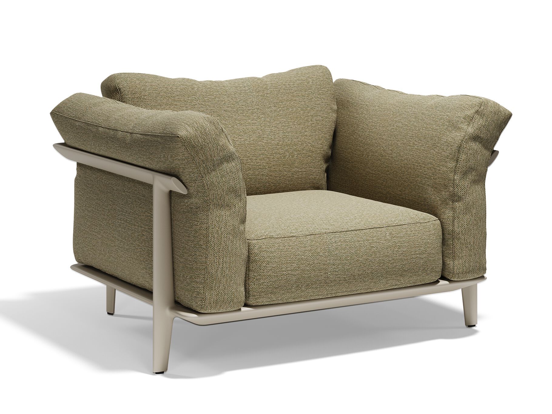 Тканевое садовое кресло с подлокотниками Vondom Пасадена ARCH-00047731