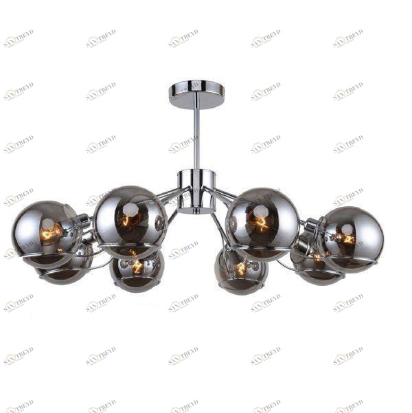 Потолочная люстра Freya Sally FR5014PL-08CH дымчатая FREYA SALLY, ШАР 280003 Дуб 