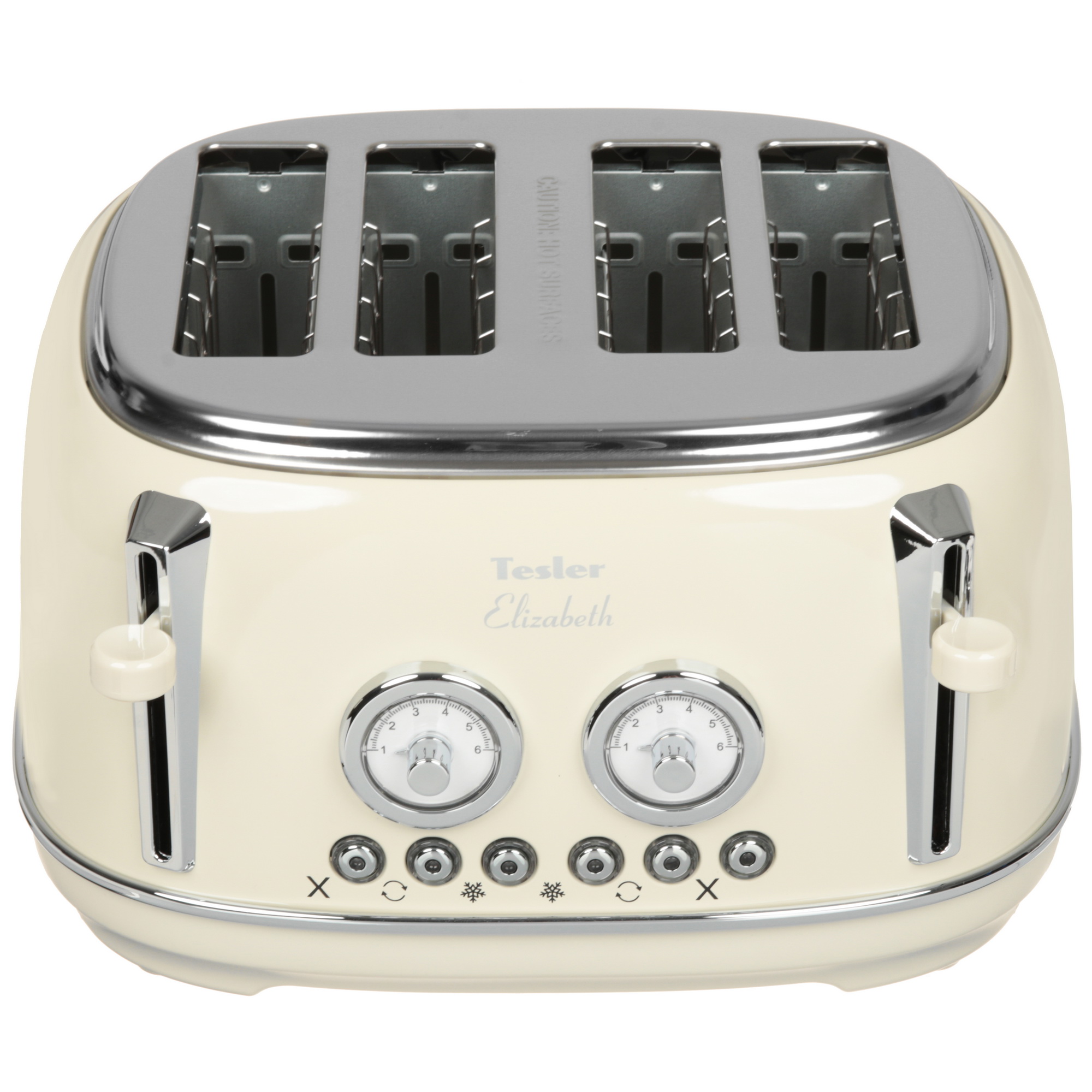 9913740 Тостер TESLER TT-445 бежевый STDN-0141090 - Вид №1