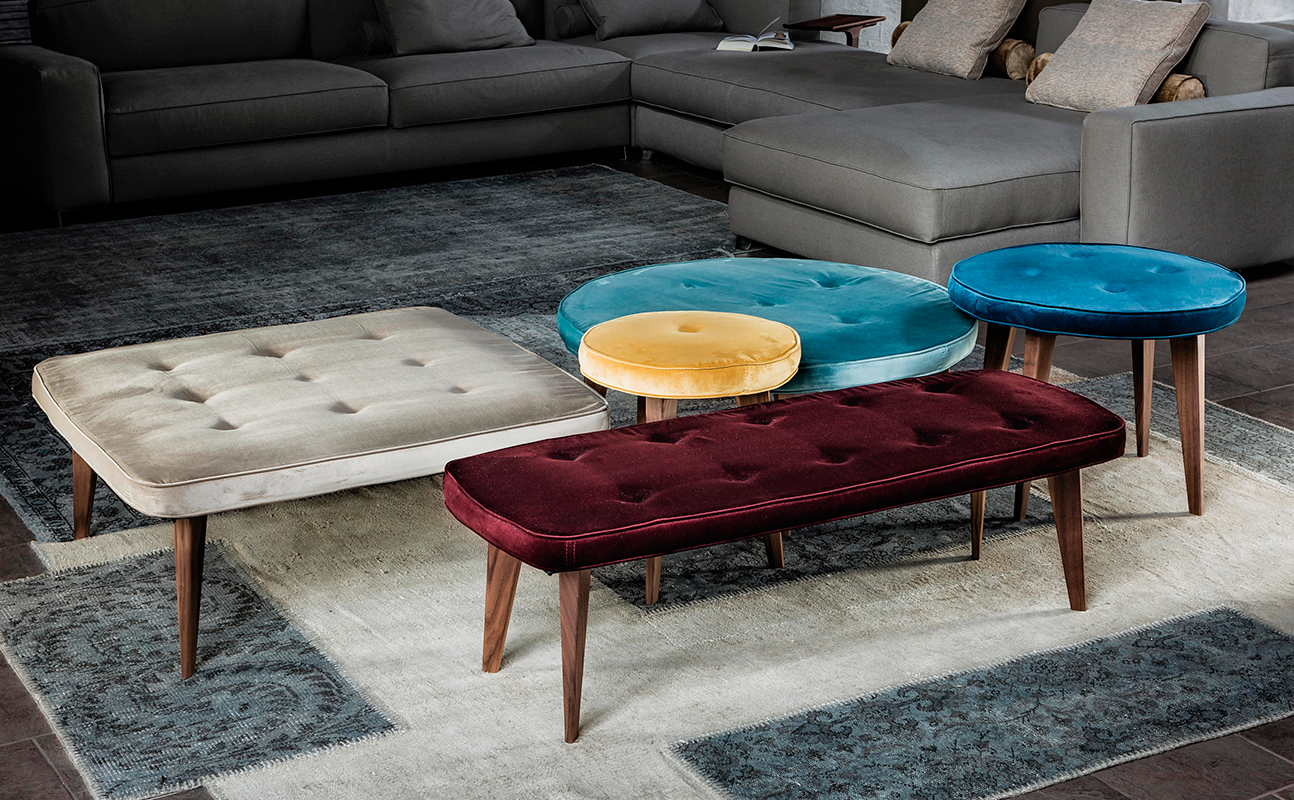 Банкетка 9300 PANCAKE VIBIEFFE 9300007 Contemporary